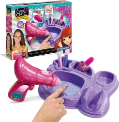 Clementoni Crazy Chic Glitzernde Nägel – Kreativset zur Nagelverzierung für Kinder