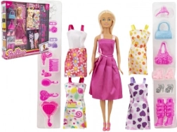 Puppenmodel Kunststoff 30 cm mit Kleidung und Zubehör