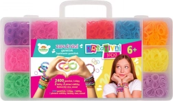 Kreativset zum Flechten von Gummibändern mit Webrahmen und Zubehör