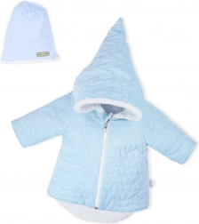 Winter-Babymantel mit Mützchen Nicol Kids Winter blau