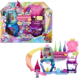 Trolls Mount Rageous Spielset mit Puppe Poppy und über 25 Accessoires