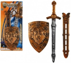 Kinderschwert-Set mit Schild und Scheide 55 cm