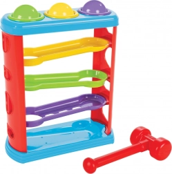 Kugelbahn mit Hammer für die Kleinsten