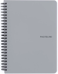 Ringbuch-Notizbuch A5 Pastelini Grau