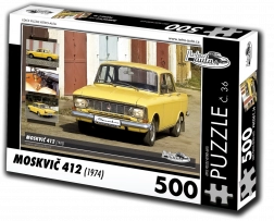 Retro-Autos Puzzle Moskwitsch 412 (1974) – 500 Teile