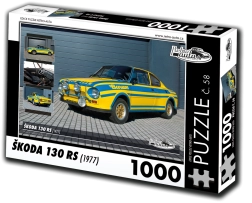 Puzzle Retro-Autos Škoda 130 RS 1000 Teile