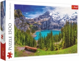 Puzzle Oeschinensee Alpen 1500 Teile