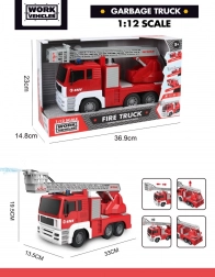 Feuerwehrauto 1:12 mit Licht, Sound und Wasserfunktion