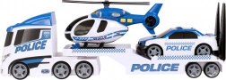 Teamsterz Polizeitransport-Set mit Hubschrauber und Auto