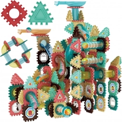 Woopie magnetische 3D-Baublöcke – Lern-Kugelbahn mit 228 Teilen