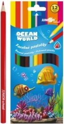 Buntstifte Ocean World dreieckig, 12 Stk