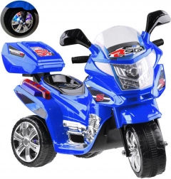 Elektrisches Kinder-Motorrad mit LED-Beleuchtung – Blau