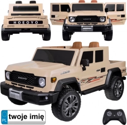 Elektrisches Kinderauto 2-sitzig 4x4 mit Ladefläche 24V – Pickup