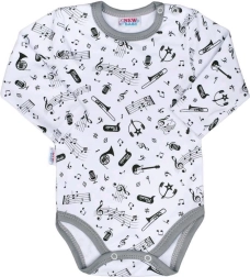 New Baby Music Baby-Baumwollbody mit langem Ärmel