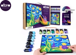 Malen nach Zahlen mit Modelliermasse – Der kleine Prinz: Nachthimmel 29 × 29 cm