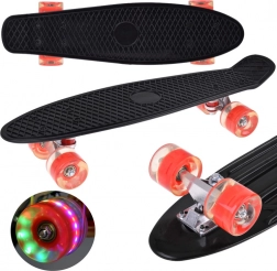 Fiszka LED Skateboard mit beleuchteten Rollen für den Skatepark