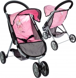 Puppenwagen Little Princess PinkGrey