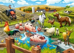 Puzzle mit 70 Teilen – Life on the Farm