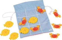 Goki Holz-Tic-Tac-Toe Krabben gegen Fische