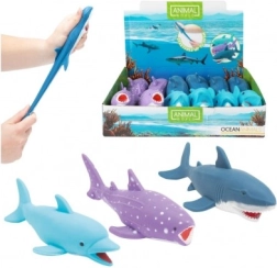 Dehnbares Anti-Stress-Meerestier aus Silikon, mit Sand gefüllt