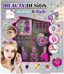 LUKKY Set Beauty Design Make-up und Nägel für Kinder