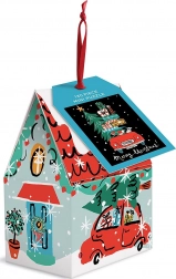 Galison Weihnachtsauto-Puzzle 130 Teile