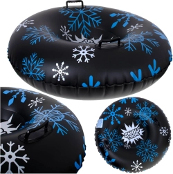 Aufblasbarer Schneereifen mit Schneeflocken 95 cm