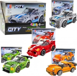 2-in-1-Bauset Auto und Roboter mit Aufziehantrieb (194–216 Teile)