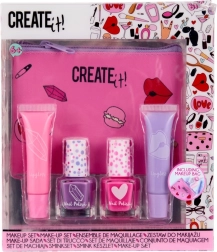 Make-up-Set mit Kosmetiktäschchen für Mädchen