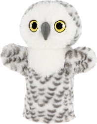 Keel Toys SE3077-7 Keeleco Eule – ökologischer Plüsch-Handpuppe 27 cm