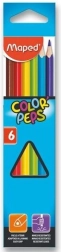 Dreikantfarbstifte MAPED Color'Peps 6 Stk.