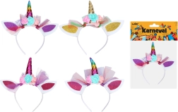 Karnevals-Haarreif Einhorn für Kinder