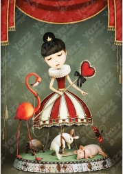 Puzzle Mädchen vom Jahrmarkt 1000 Teile