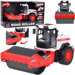 Große Straßenwalze mit Antrieb und Effekten