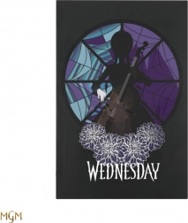 Liniertes Notizbuch Wednesday mit Softcover, 128 Seiten