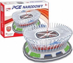 3D-Puzzle Nationalstadion in Warschau 105 Teile