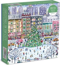 Galison Weihnachts-Puzzle Weihnachten in der Stadt 1000 Teile