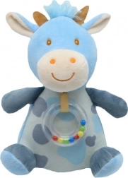 Spieluhr-Plüschgiraffe 20 cm – blau