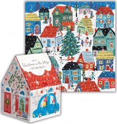 Weihnachtspuzzle 'Weihnachten im Dorf' 500 Teile