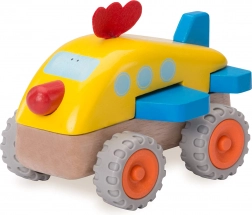 Wonderworld Mini-Holzflugzeug Küken