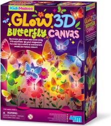 MAC TOYS 4M leuchtende 3D-Schmetterlingsleinwand