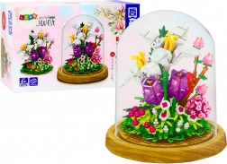 Blumen-Bauset in Vitrine