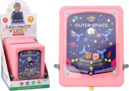 Kosmischer Flipper – rosa Tischspiel