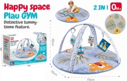 Zweiseitige Schaum-Spielmatte 2-in-1 Tiere und Stadt 150 × 180 × 1,5 cm