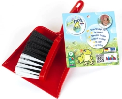Kinder-Handfeger und Kehrschaufel – rot