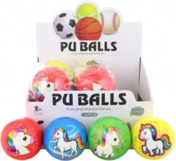 Weicher Ball mit Einhorn 10 cm