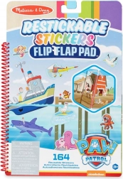 PAW PATROL wiederaufklebbaren Sticker Flip-Flap – Mission in der Bucht
