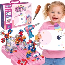 Woopie 3D-Schraubbausatz Einhorn