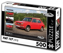 RETRO-AUTA Puzzle Fiat 127 500 Teile