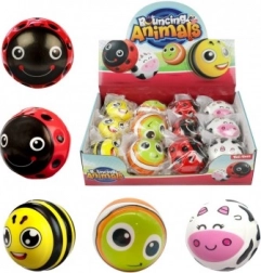 Hüpfender Gummiball Tiermotiv 6 cm, Mix Designs